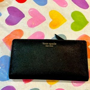 Kate Spade black wallet